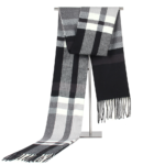 Men's Houndstooth Faux Cashmere Scarf 3 Colors